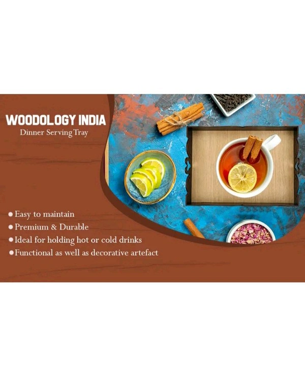 USD $ 12.00 
WOODOLOGY INDIA WOODOLOGY INDIA Pine Wooden
Breakfast|Lunch Brunch|Dinner Serving
Tray Tray rb.gy/jzlnsp