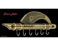 ZA0015 USD $ 10.00 AMAR ENTERPRISE Name: stylish key holders  Flute & Peacock Quills Key Stand Key Holder for Home & Office Antique Brass rb.gy/h3ysdp