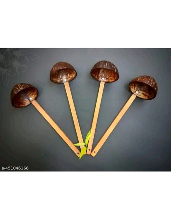 ZA0014 USD $ 12.00 Deconut Name: Deconut Coconut Shell Small Ladles Set of 4 rb.gy/f7hslz