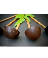 ZA0014 USD $ 12.00 Deconut Name: Deconut Coconut Shell Small Ladles Set of 4 rb.gy/f7hslz