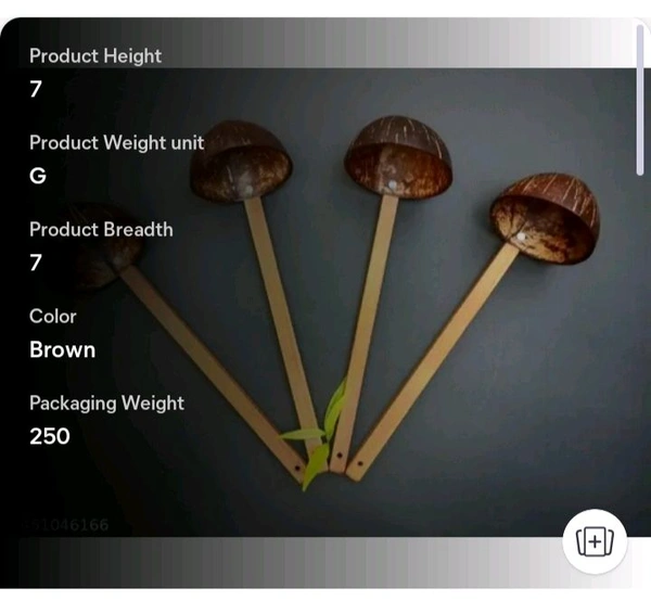 ZA0014 USD $ 12.00 Deconut Name: Deconut Coconut Shell Small Ladles Set of 4 rb.gy/f7hslz
