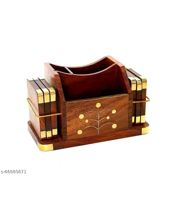 ZA0011 USD $ 12.00 Lane No.6, Mahendi Sarai, Saharanpur Importer Information Name: Giftoshopee Handmade Wooden Set of 6 Beer Mug Drink Coasters with Pen Stand Card Holder Desk Organizer (Home/Office) Accessories Table Decor rb.gy/yfwg8v