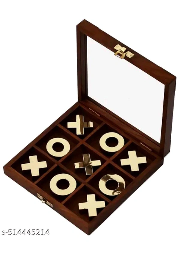 ZA0009 USD $ 12.00 Shine art wood handicraftWooden Tic Tac Game rb.gy/pja0os
