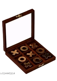 ZA0009 USD $ 12.00 Shine art wood handicraftWooden Tic Tac Game rb.gy/pja0os
