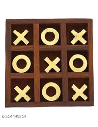 ZA0009 USD $ 12.00 Shine art wood handicraftWooden Tic Tac Game rb.gy/pja0os
