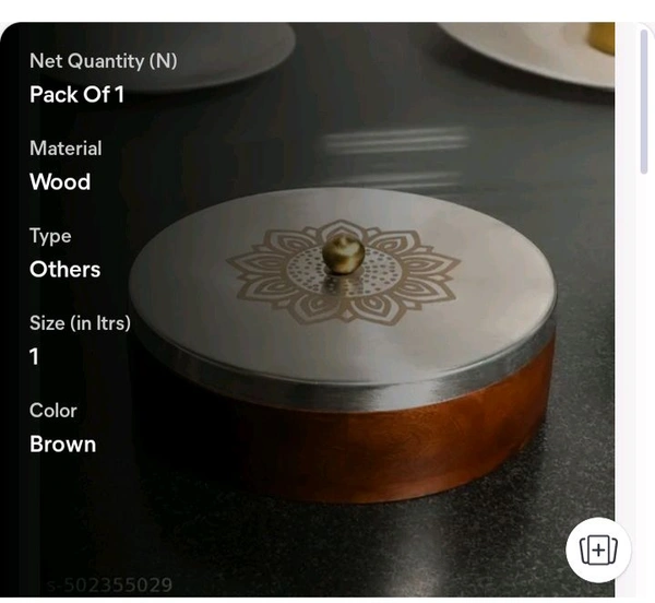 ZA0008 USD $ 22.00 Shri Bankey Bihari Handicrafts Name: Wooden Mandala Spice Box rb.gy/fcw1vk