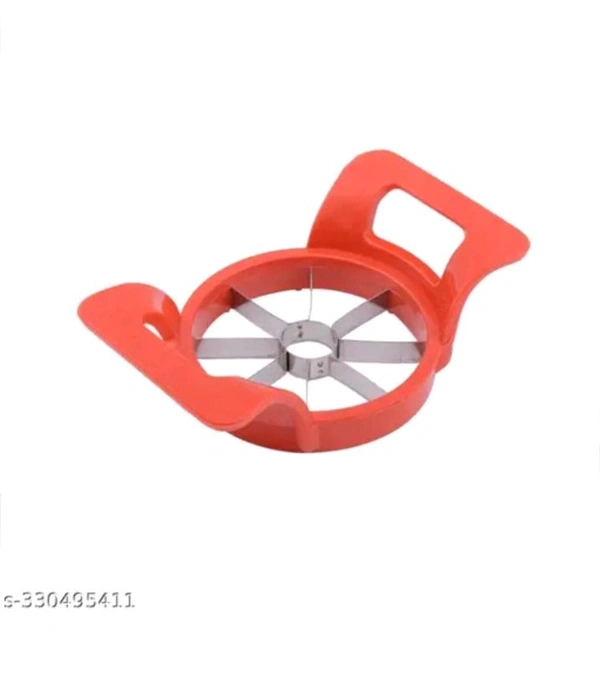USD$10 N.G. ENTERPRISE Name: SWANOLL  Apple Cutter Stainless Steel Blades Fruit Slicer, Alternative for Apple Cutter Machine, Stainless Steel Blade Apple Fruit Cutter and Slicer for Precision Cutting, Easy Grip Apple Slicer Red rb.gy/l1dofi