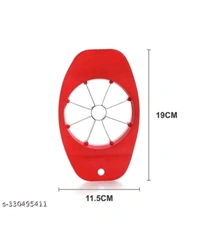 USD$10 N.G. ENTERPRISE Name: SWANOLL  Apple Cutter Stainless Steel Blades Fruit Slicer, Alternative for Apple Cutter Machine, Stainless Steel Blade Apple Fruit Cutter and Slicer for Precision Cutting, Easy Grip Apple Slicer Red rb.gy/l1dofi
