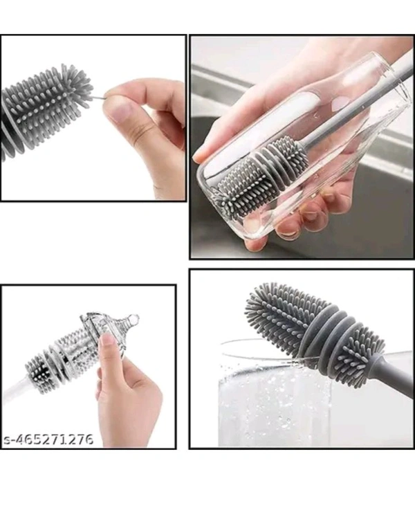USD$9  T Homes Name: Trendy Useful Silicone Bottle Cleaning Brush with Long Handle -Pack of 1
Product Name: Trendy Useful Silicone Bottle Cleaning Brush with Long Handle -Pack of rb.gy/ooru35