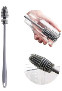 USD$9  T Homes Name: Trendy Useful Silicone Bottle Cleaning Brush with Long Handle -Pack of 1
Product Name: Trendy Useful Silicone Bottle Cleaning Brush with Long Handle -Pack of rb.gy/ooru35