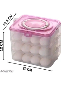 ZA0001 USD$11 weon enterprise Name: 36 Grids Plastic Egg Storage Box with Lid Egg Tray Box Holder for Refrigerator Useful for Home, Kitchen & Poultry ( BLUE) rb.gy/jt1not