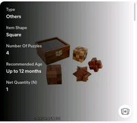 ZA0023 USD $ 16.00 Shine art Name: Wooden puzzle game rb.gy/saq7vj