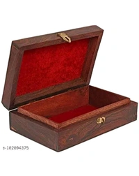 ZA0024 USD $ 11.00 TOUCHWOOD ARTS Name: Handmade Sheesham Wooden Jewellery Box for Women Hand Carved with Intricate Carvings Items - 6 inches (Brown). rb.gy/sps943
