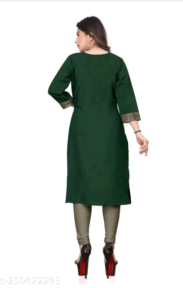 ZB0001USD$ 10 dhanshree fashion Name: stylelist kurti with work,top for woman Fabric: Cotton
Sleeve Length: Three-Quarter Sleeve Pattern: Embroidered Combo of: Single rb.gy/x515xu

