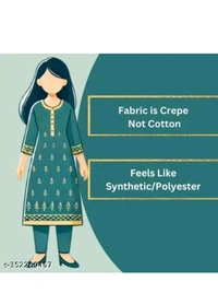 ZB0002USD$10 DHANLAXMI SILK MILLS Name: Women Printed Crepe A-line Kurta Fabric: Crepe
Sleeve Length: Three-Quarter SleevePattern: Stripe Combo of: Single
Sizes India rb.gy/cd87ev