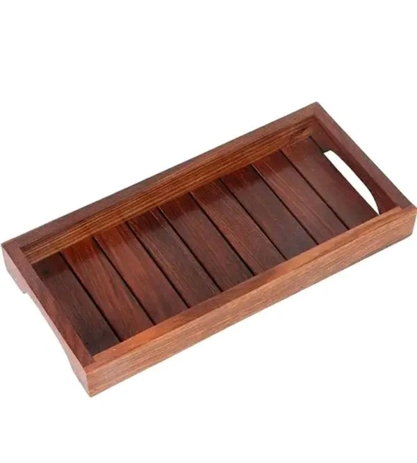 ZA0027 USD $ 14.00 Shine art Name: Designer Fasionable Wooden serving tray / Wooden Kitchen Items rb.gy/g2qcu3