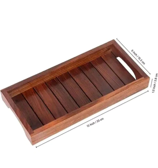 ZA0027 USD $ 14.00 Shine art Name: Designer Fasionable Wooden serving tray / Wooden Kitchen Items rb.gy/g2qcu3