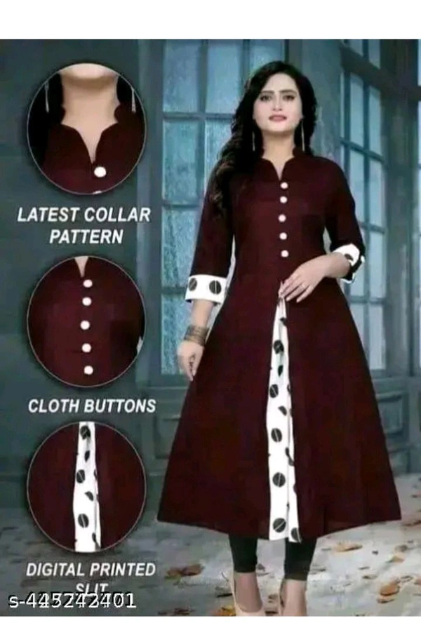 ZB0003 USD$10 V STAR LOOK Name: Abhisarika Petite Kurtis
Fabric: Cotton Sleeve Length: Three-Quarter Sleeves Pattern: Solid Combo of: Single rb.gy/txp4xn

