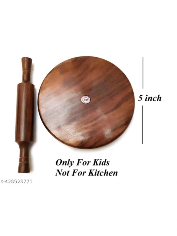 ZA0028 USD $ 11.00 MANSHAMART Name: MANSHAMART® (Only for Kids Use) Kids Baby Miniature Handmade Kids Baby Miniature Handmade Wooden Chakla Belan Playset with Rolling Pin and Board Kitchen Play Set rb.gy/gn80qr