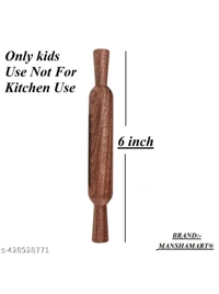 ZA0028 USD $ 11.00 MANSHAMART Name: MANSHAMART® (Only for Kids Use) Kids Baby Miniature Handmade Kids Baby Miniature Handmade Wooden Chakla Belan Playset with Rolling Pin and Board Kitchen Play Set rb.gy/gn80qr
