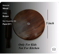 ZA0028 USD $ 11.00 MANSHAMART Name: MANSHAMART® (Only for Kids Use) Kids Baby Miniature Handmade Kids Baby Miniature Handmade Wooden Chakla Belan Playset with Rolling Pin and Board Kitchen Play Set rb.gy/gn80qr