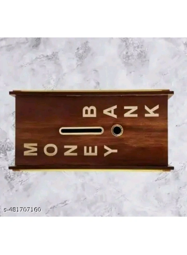 ZA0033 USD $ 14.00 DATAR Name: Wooden Money Saving Box Gold 100000 rb.gy/jpdy3d
