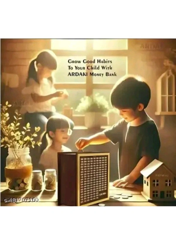 ZA0033 USD $ 14.00 DATAR Name: Wooden Money Saving Box Gold 100000 rb.gy/jpdy3d