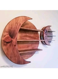 ZA0043 USD $ 12.00 ARTIHC CRAFT Name: ARTIHC CRAFT Wall decor & hangings Moon shelf HOME AND OFFICE FOR DECOR AND FANCY DESINGER rb.gy/eqo4bg