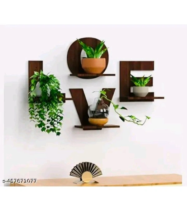ZA0045 USD $ 11.00 KUMAWAT AND COMPANY Name: wall decore LOVE  Set of 4 wood material rb.gy/8v0vem