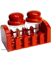 ZA0050 USD $ 11.00 Crezz Name: Nabhya Salt and Peper Dispenser Wooden Look Designq Plastic (Daawat) rb.gy/hdkgw1