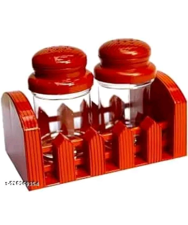 ZA0050 USD $ 11.00 Crezz Name: Nabhya Salt and Peper Dispenser Wooden Look Designq Plastic (Daawat) rb.gy/hdkgw1