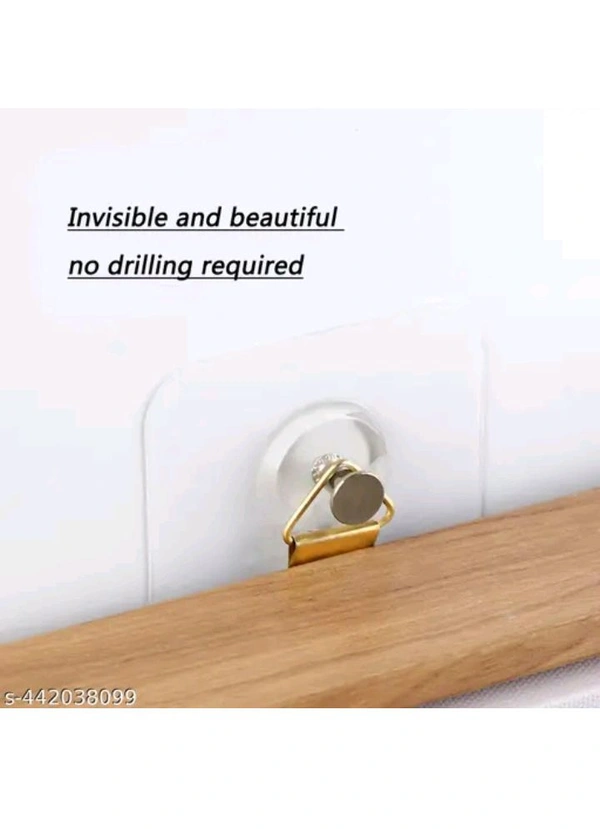 ZA0054 USD $ 10.00 RonsFord Name: Photo Frame Hooks for Wall Without Drilling, Self Adhesive Hooks for Wall Heavy Duty Strong Nail Free for Hanging Photo Frame, Wall Hanger Sticky Hook, Hanger Hooks for Wall (Hanging Hook, Transparent) Stainless Steel (PACK OF 10) rb.gy/wmercs