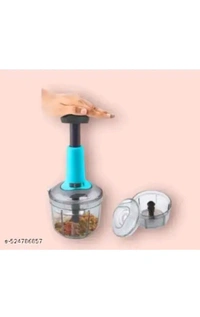 ZB0009 USD$10 wintrezza product WINTREZZA Push Chopper,Premium Quality With 3 Blades Inside,Lock Button Inbuild,Manual(650 ml) rb.gy/rc00j8