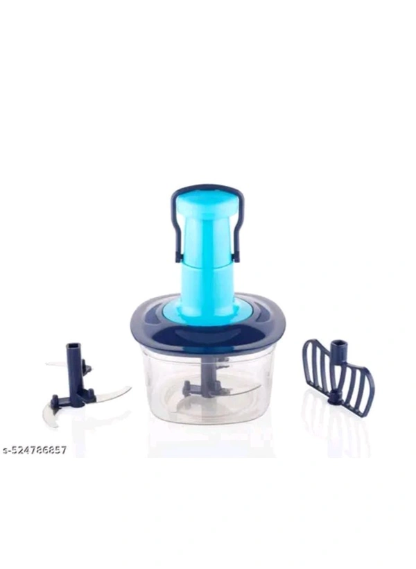 ZB0009 USD$10 wintrezza product WINTREZZA Push Chopper,Premium Quality With 3 Blades Inside,Lock Button Inbuild,Manual(650 ml) rb.gy/rc00j8