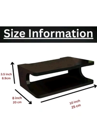 ZA0060 USD $ 13.00 Ayat Enterprise Wooden Saharanpur City B  Star Handicrafts Wall T.V Set up Box
Stand, Wifi Stand Wall Hanging Mounted
Shelf MDF (Medium Density Fiber) Wall
Shelf (Number of Shelves - 2, Black)
rb.gy/v3rldr