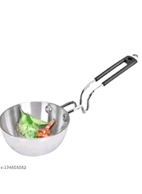 ZB0011 USD$12 Shubhco Delhi Kitchen Tools Combo of Stainless Steel Tea Strainer Chai Channi with Tadka pan with Long Handle, Spice Roasting Tadka Pan and Steel Oil Container Gheepot rb.gy/89pqnf

