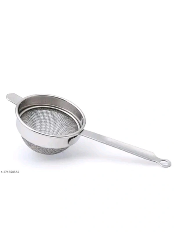 ZB0011 USD$12 Shubhco Delhi Kitchen Tools Combo of Stainless Steel Tea Strainer Chai Channi with Tadka pan with Long Handle, Spice Roasting Tadka Pan and Steel Oil Container Gheepot rb.gy/89pqnf

