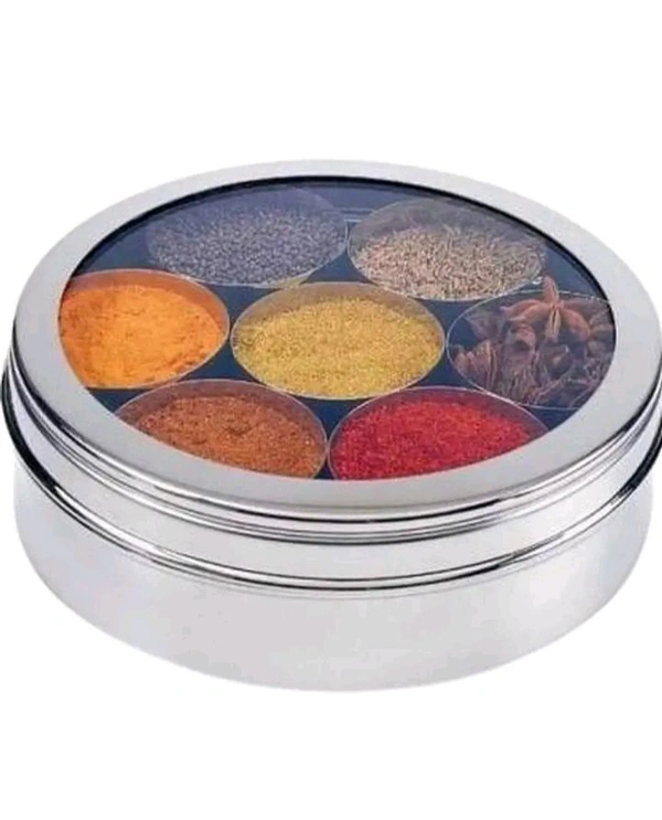 ZA0062 USD $ 19.00 R AND G ENTERPRISES SHAPAT SPICE SET STAINLESS STEEL (1 PIECE) rb.gy/f2rcd4