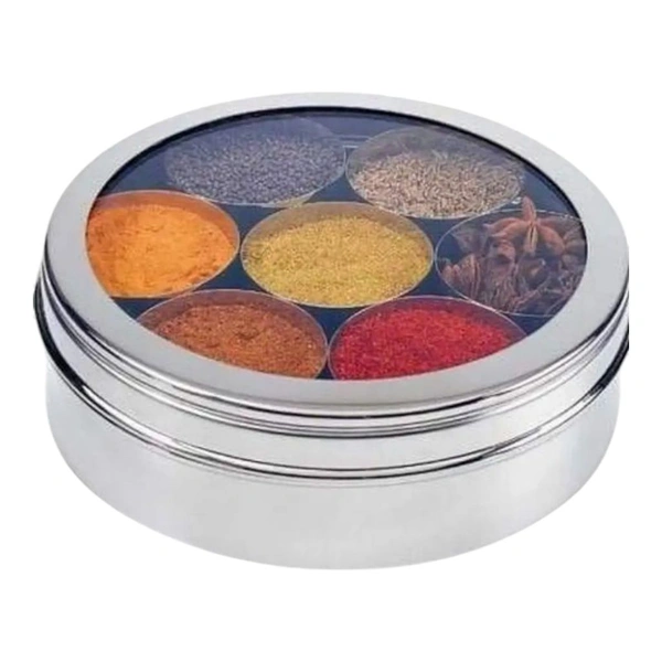 ZA0062 USD $ 19.00 R AND G ENTERPRISES SHAPAT SPICE SET STAINLESS STEEL (1 PIECE) rb.gy/f2rcd4