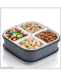 ZB0018USD& 11 JB STORE Combo Offer Plastic Square 7 Sections Multipurpose Masala Rangoli Dabba Box & Square dry fruit Storage box Spice Container and Masala Box (Pack Of 2) (Dry Fruit Box AND Masala Box) rb.gy/931l7q

