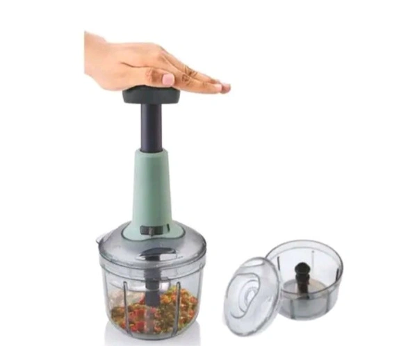 ZA0065 USD $ 11.00 Indigo Metalware LLP, Rainbow Industrial Estate,No.1, Sativali Road, next to Range Office, Vasai East, 401208.Name: Indigo 650ml Large Quick & Powerful Hand Held Food Chopper to Chop & Cut Fruits, Vegetables, Herbs, Onions for Salsa, Salad, Pesto, Hummus, Guacamole (Premium) | 3 Stainless Steel Blades rb.gy/mkmt8e

