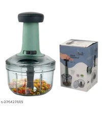 ZA0065 USD $ 11.00 Indigo Metalware LLP, Rainbow Industrial Estate,No.1, Sativali Road, next to Range Office, Vasai East, 401208.Name: Indigo 650ml Large Quick & Powerful Hand Held Food Chopper to Chop & Cut Fruits, Vegetables, Herbs, Onions for Salsa, Salad, Pesto, Hummus, Guacamole (Premium) | 3 Stainless Steel Blades rb.gy/mkmt8e

