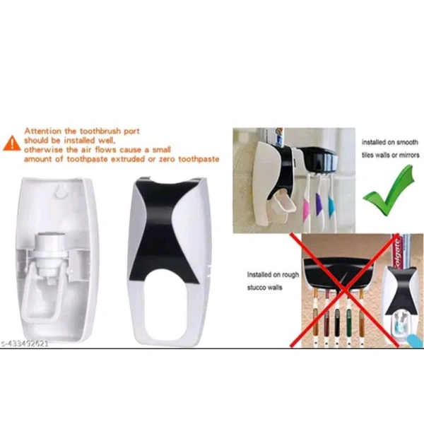 ZA0066 USD $ 11.00 Xiao Huanzi Yue Ltd , Residential District,Tianping Road,Xuhui , Shanghai ,200051 Name: Toothpaste Dispenser with Brush Holder rb.gy/0krdp0

