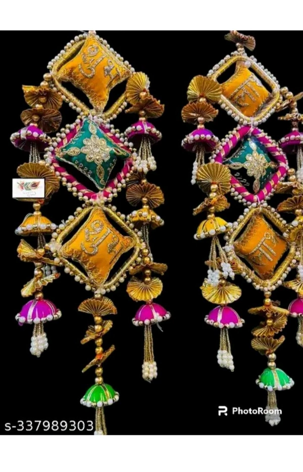 ZA0067 USD $ 13.00 Bhoomi arts Name: Pair shubh labh hanging rb.gy/jptjhl