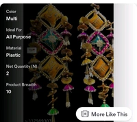 ZA0067 USD $ 13.00 Bhoomi arts Name: Pair shubh labh hanging rb.gy/jptjhl