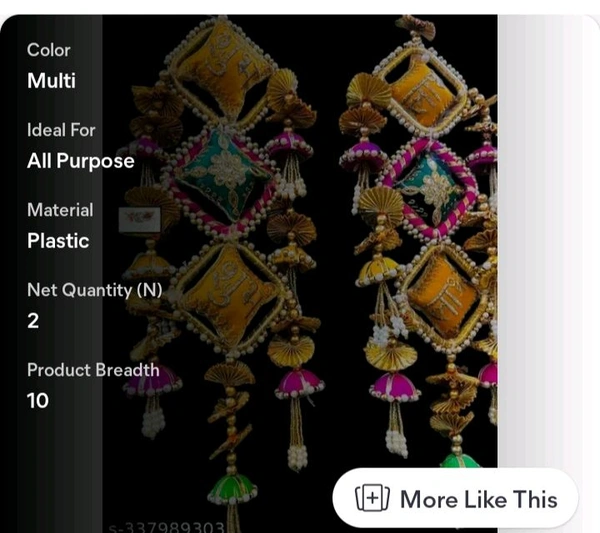 ZA0067 USD $ 13.00 Bhoomi arts Name: Pair shubh labh hanging rb.gy/jptjhl