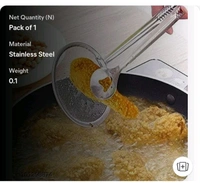 ZA0076 USD $ 10.00 Ekdant collection, G, B, Road, Thane (W), Maharashtra - 400639 Name: Colander Serving Tong Pakkad... Multi-Functional 2 in 1 Fry Tool Filter Spoon Snack Strainer with Clip, Oil Frying BBQ Filter Stainless Steel Mesh Colander Serving Tong Pakkad...
rb.gy/37tgnt
