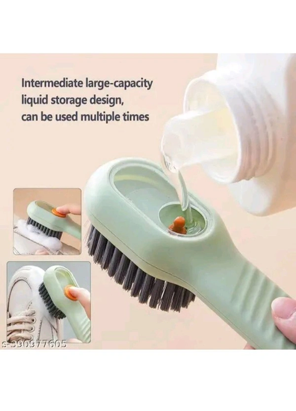 ZA0077 USD $ 10.00 EKDANT COLLECTION THANE Name: Liquid Adding Soft Fur Cleaning Brush, Multifunctional Shoe Brush, Long Handle Liquid Adding Cleaning Brush Clothes Cleaning Tools rb.gy/fy44hy
