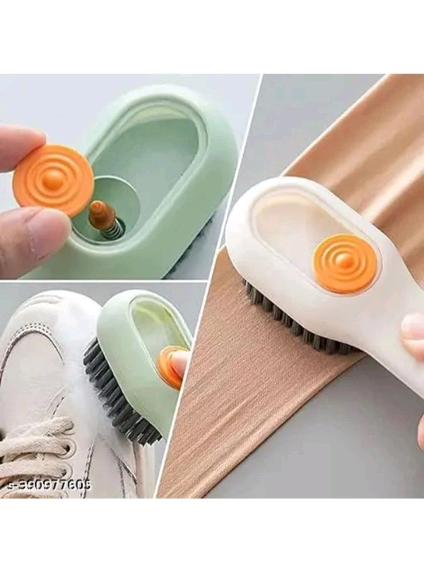 ZA0077 USD $ 10.00 EKDANT COLLECTION THANE Name: Liquid Adding Soft Fur Cleaning Brush, Multifunctional Shoe Brush, Long Handle Liquid Adding Cleaning Brush Clothes Cleaning Tools rb.gy/fy44hy