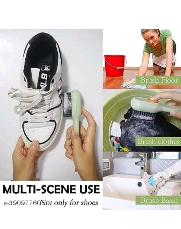 ZA0077 USD $ 10.00 EKDANT COLLECTION THANE Name: Liquid Adding Soft Fur Cleaning Brush, Multifunctional Shoe Brush, Long Handle Liquid Adding Cleaning Brush Clothes Cleaning Tools rb.gy/fy44hy